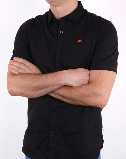 Ellesse Castello Kurzarmhemd Schwarz