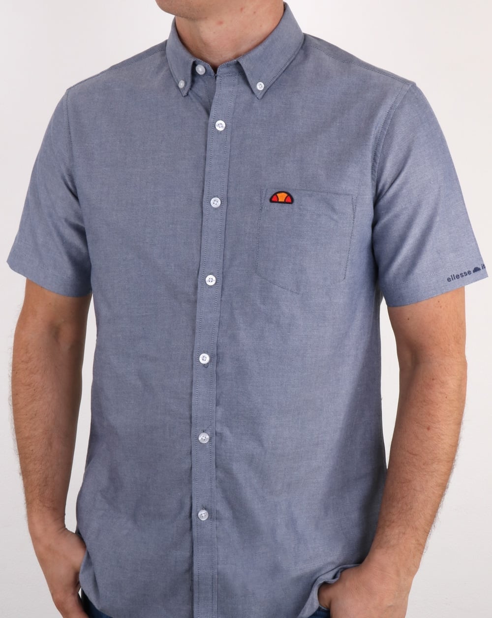 Ellesse Pocket Shirt Kurzarm Navy