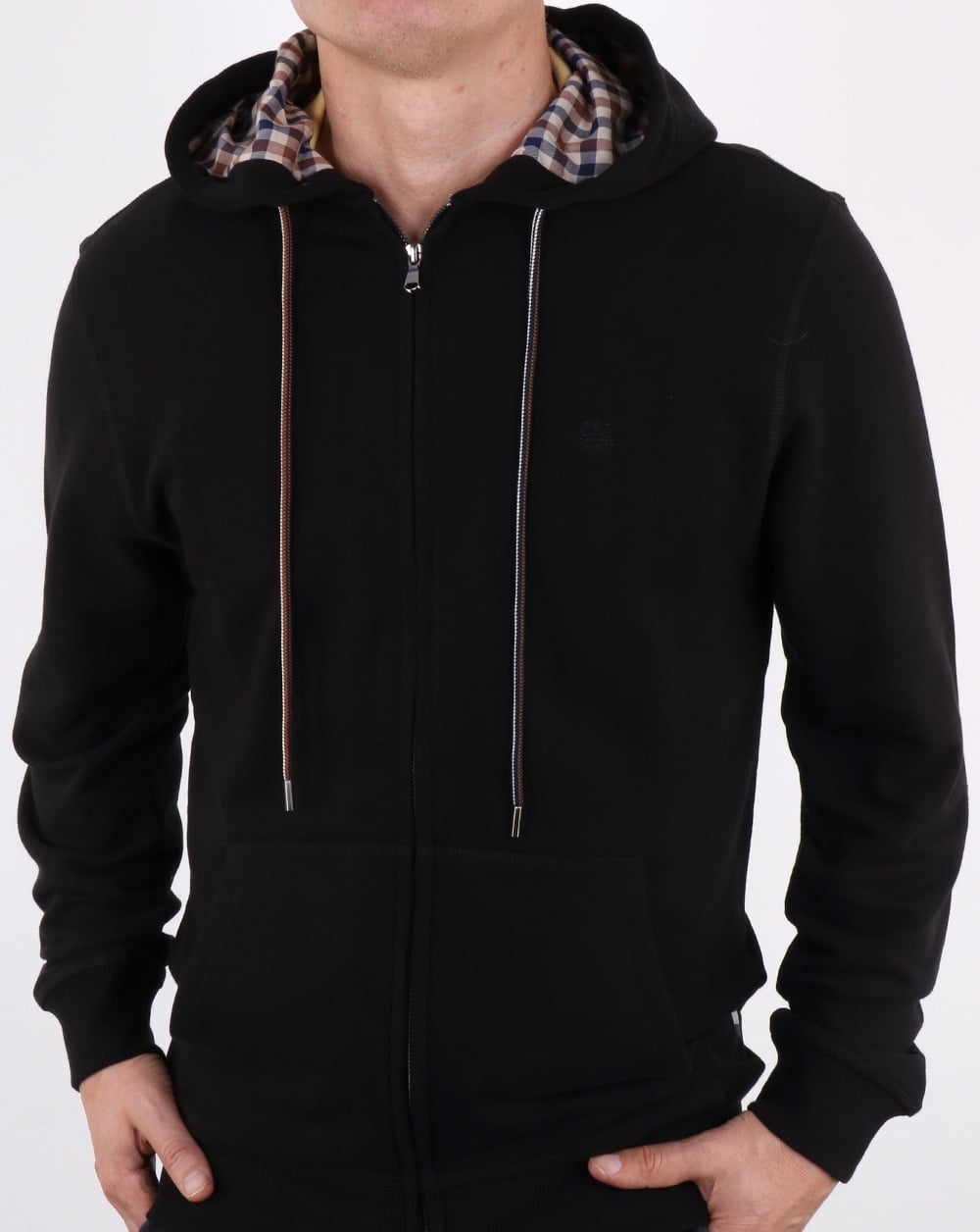 Aquascutum Arlo Sweat Hoodie Schwarz