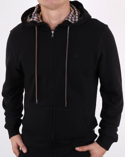 Aquascutum Arlo Sweat Hoodie Schwarz