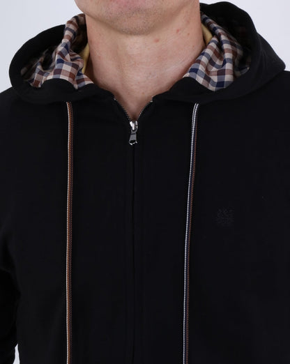 Aquascutum Arlo Sweat Hoodie Schwarz