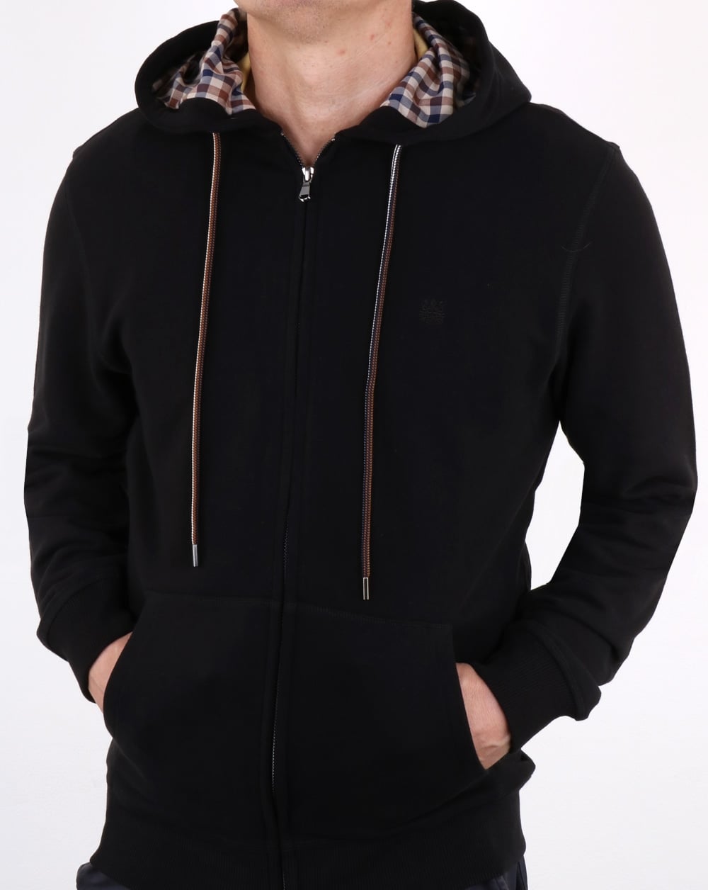Aquascutum Arlo Sweat Hoodie Schwarz