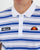 Ellesse White Blue Striped Polo Shirt