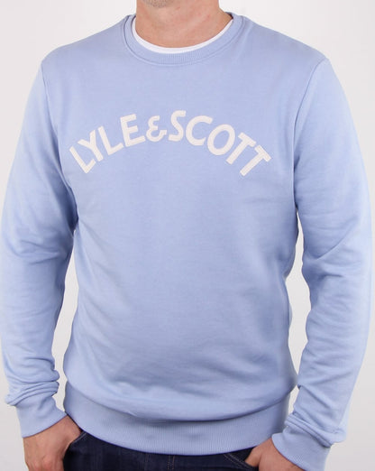 Lyle And Scott Logo Sweatshirt Himmelblau
