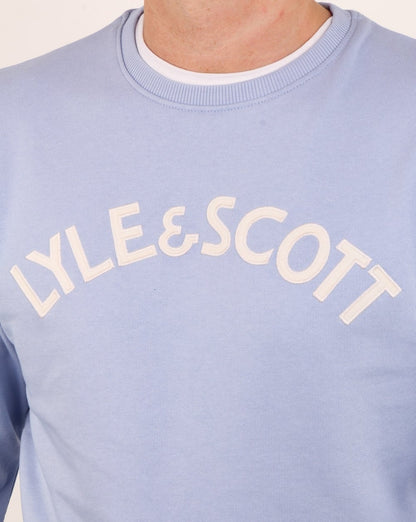 Lyle And Scott Logo Sweatshirt Himmelblau