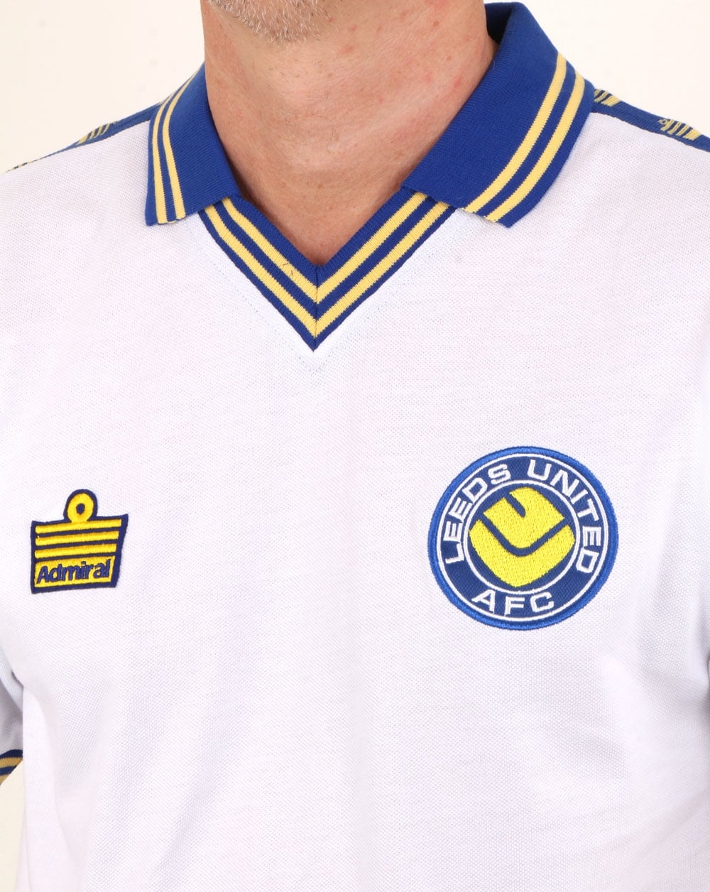 Leeds United 1978 Admiral Fußballtrikot Weiß