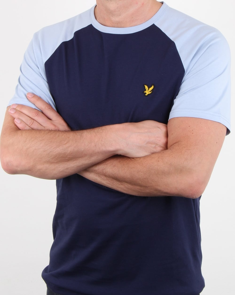 Lyle And Scott Raglan Ringer T-shirt Navy
