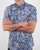 Pretty Green Payton Paisley Shirt Navy