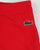 Lacoste Logo Lettering Swim Shorts Red