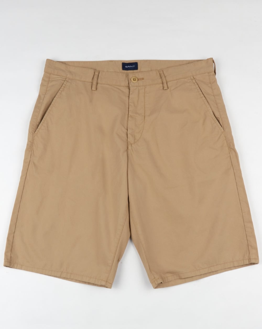 Gant – Entspannte Sommershorts in Hellbraun