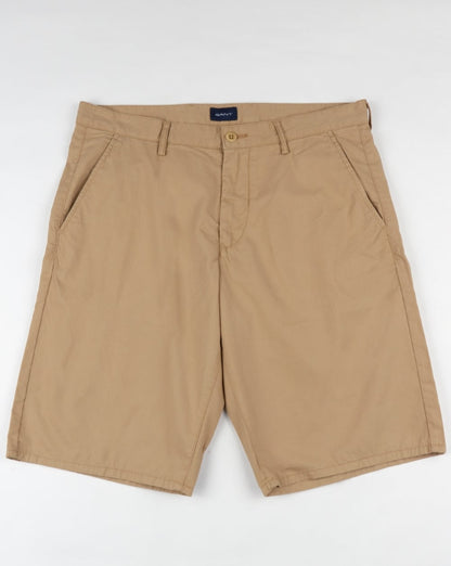 Gant – Entspannte Sommershorts in Hellbraun
