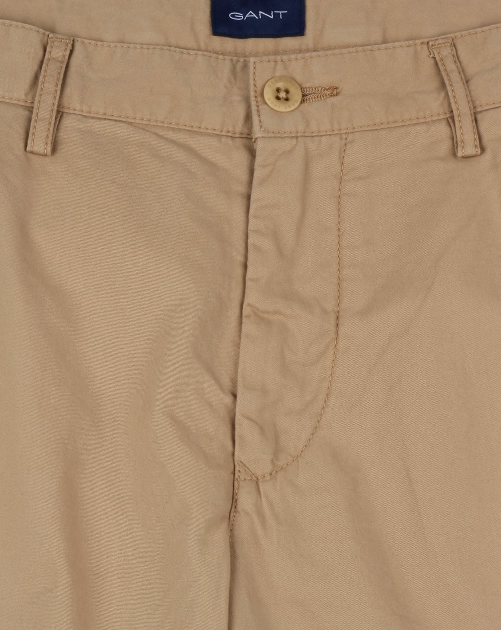 Gant – Entspannte Sommershorts in Hellbraun