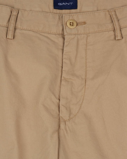 Gant – Entspannte Sommershorts in Hellbraun