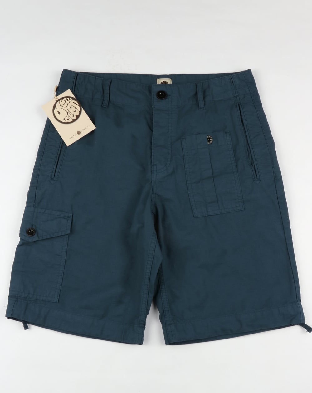 Pretty Green Rockwood Cargoshorts Blau