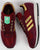 Adidas New York Trainers Burgundy/Gold