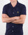 Luke Barratt Cuban Collar Shirt Navy