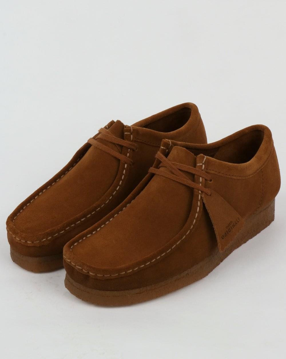 Clarks Originals – Wallabee – Schuhe aus Cola-Wildleder