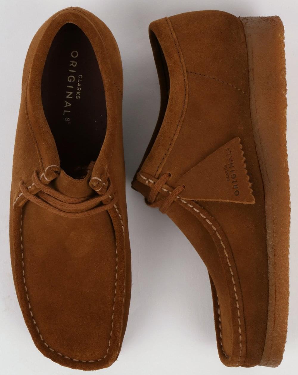 Clarks Originals – Wallabee – Schuhe aus Cola-Wildleder