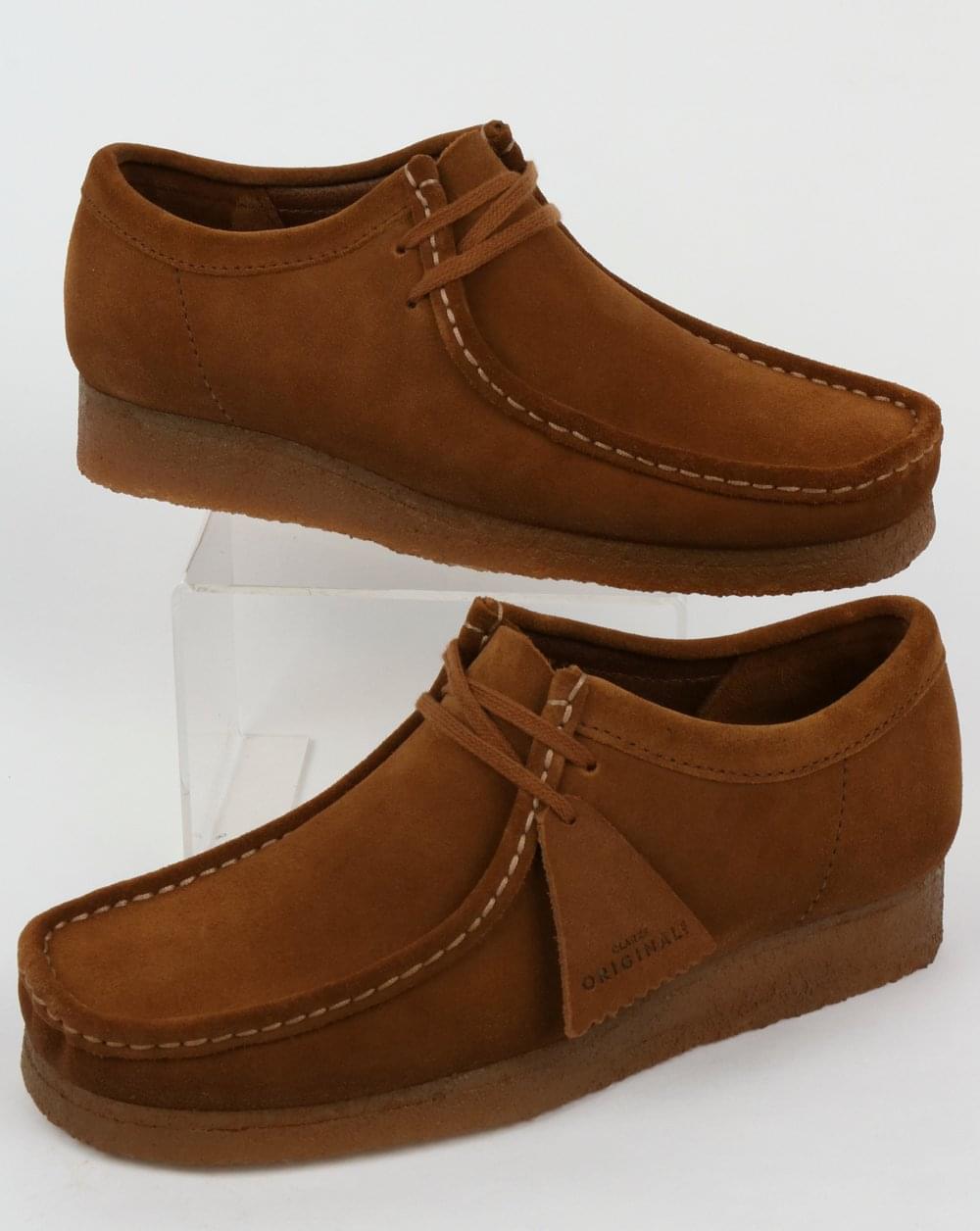 Clarks Originals – Wallabee – Schuhe aus Cola-Wildleder