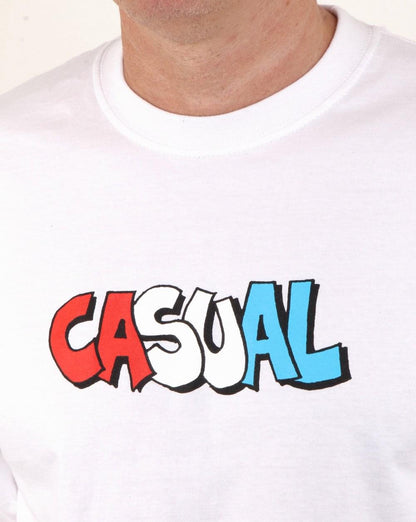80er Casual Classics Graffiti T-Shirt Weiß