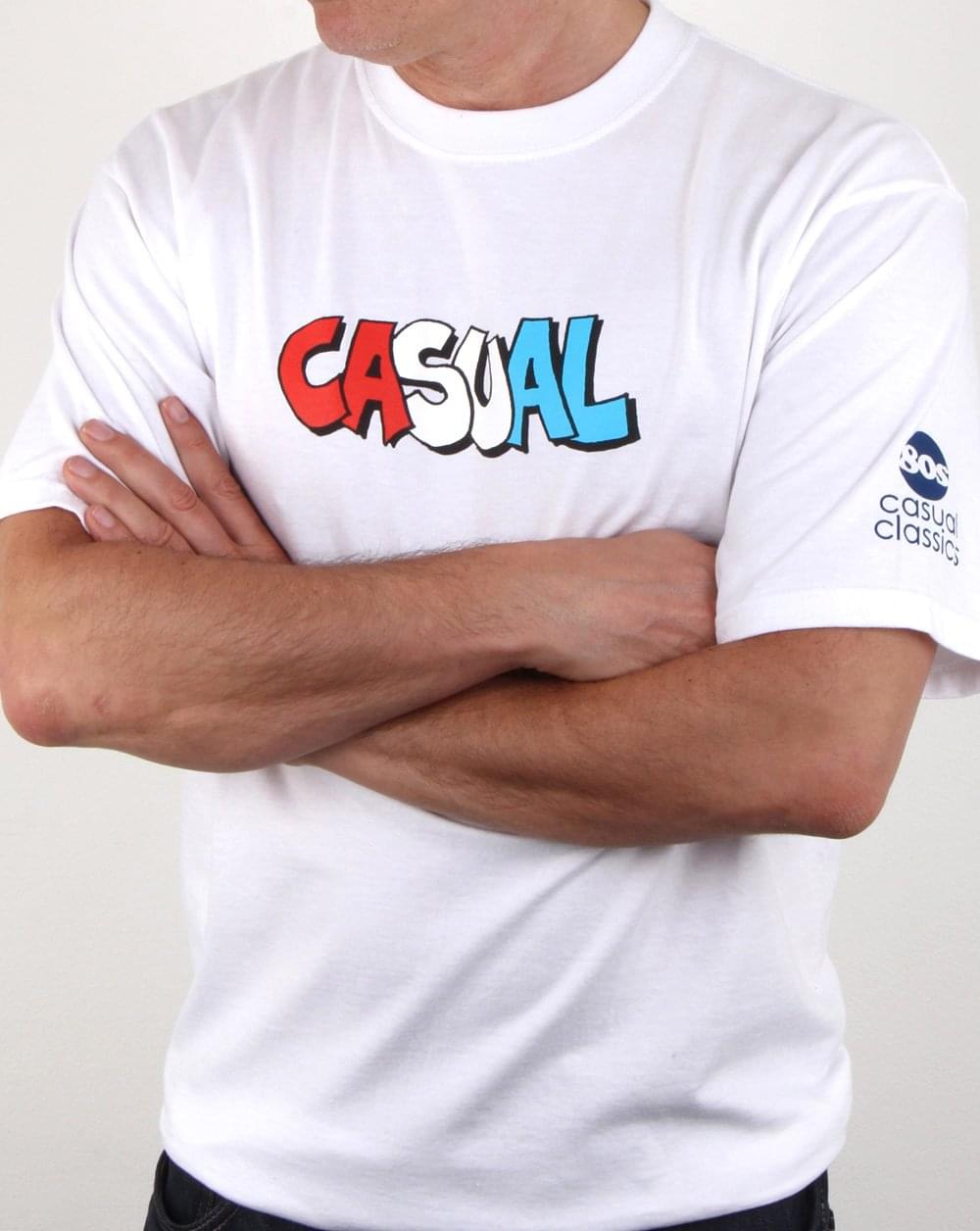 80er Casual Classics Graffiti T-Shirt Weiß
