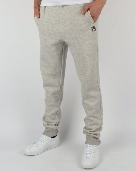 Fila Vintage Sarento Track Bottoms Light Grey Marl