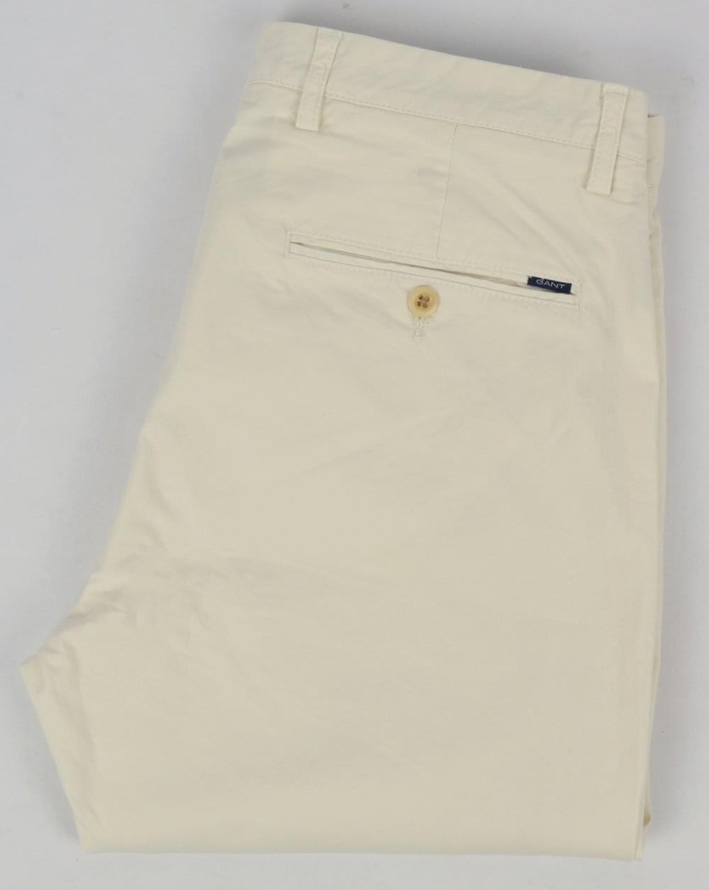 Gant Slim Sunbleached Chino Off White