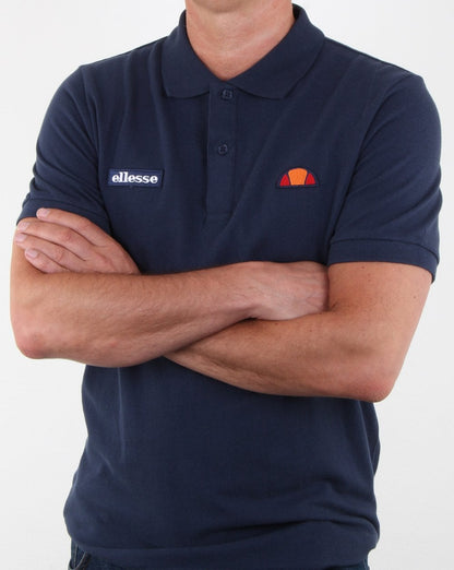 Ellesse – Heritage-Poloshirt in Marineblau