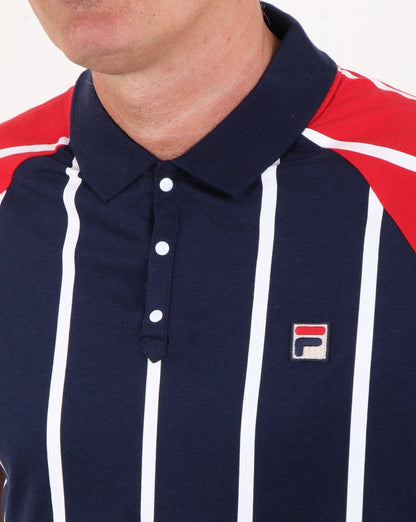 Fila Vintage Antonio Poloshirt, Marineblau
