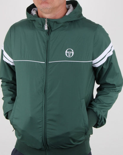 Sergio Tacchini Orion Kapuzenjacke Waldgrün