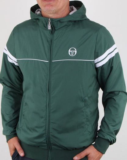 Sergio Tacchini Orion Kapuzenjacke Waldgrün