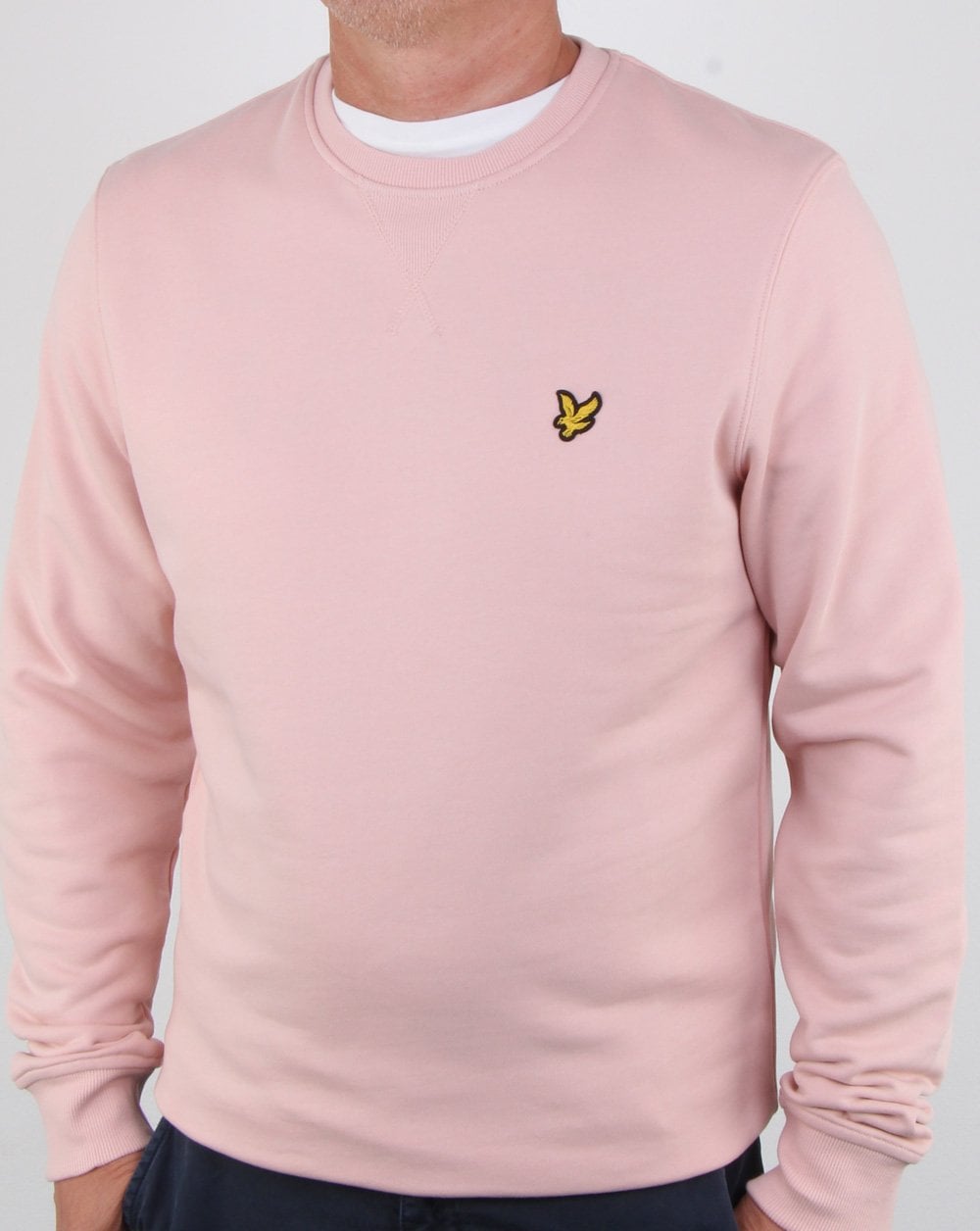 Lyle And Scott – Sweatshirt mit Rundhalsausschnitt, Altrosa