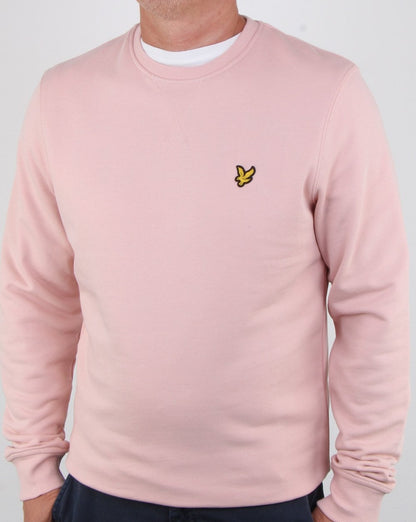 Lyle And Scott – Sweatshirt mit Rundhalsausschnitt, Altrosa