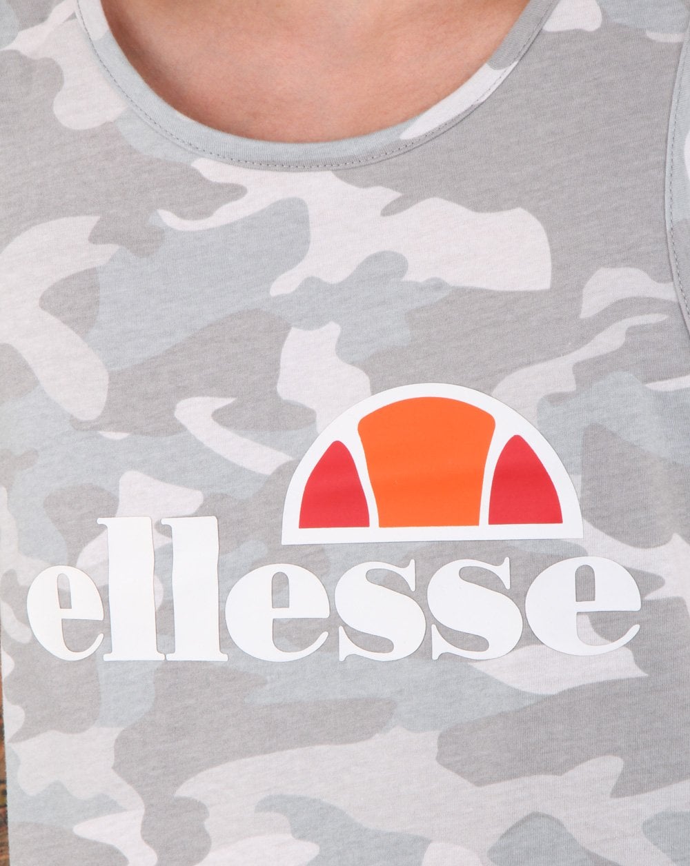 Ellesse Frattini Weste Grau Camo