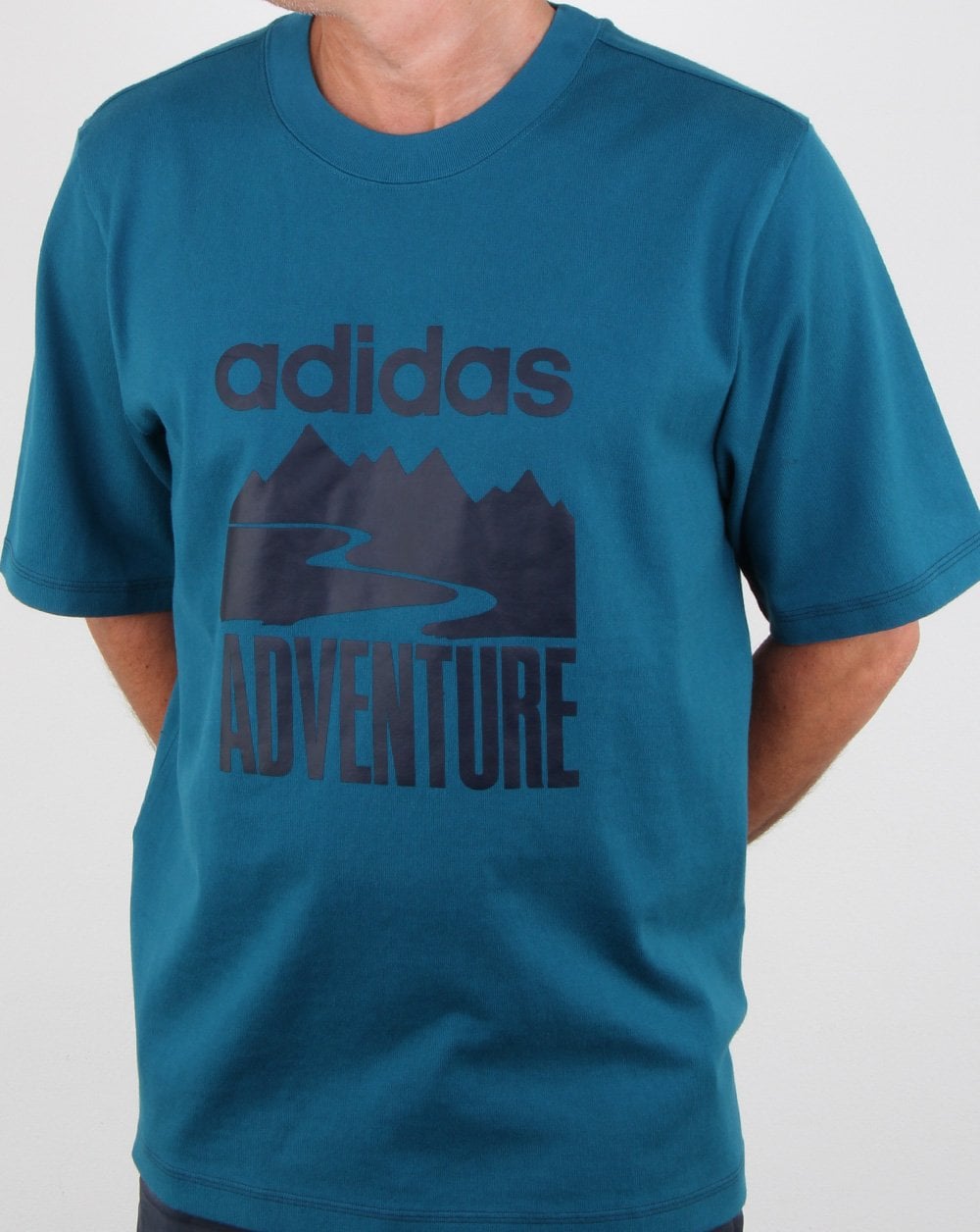 Adidas Originals Adventure T Shirt Real Teal