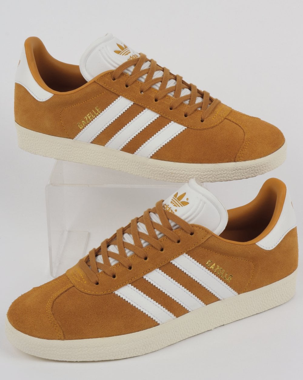 Adidas Gazelle Sneakers Collegiate Gold/Weiß