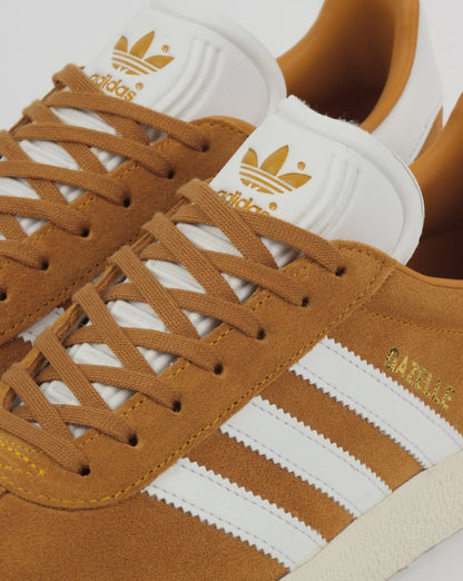 Adidas Gazelle Sneakers Collegiate Gold/Weiß