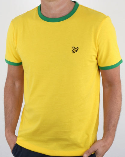 Lyle And Scott Country Ringer T-Shirt Gelb