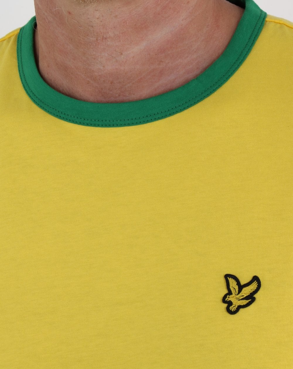 Lyle And Scott Country Ringer T-Shirt Gelb