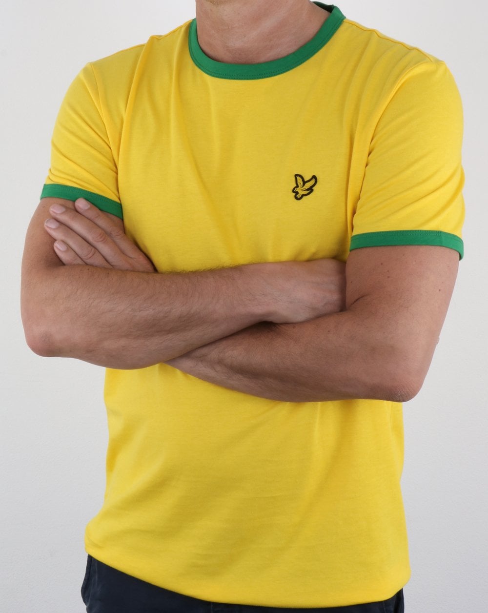 Lyle And Scott Country Ringer T Shirt Yellow