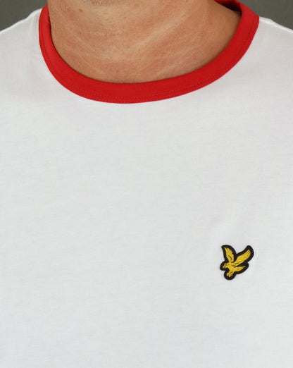 Lyle And Scott Country Ringer T-Shirt Weiß