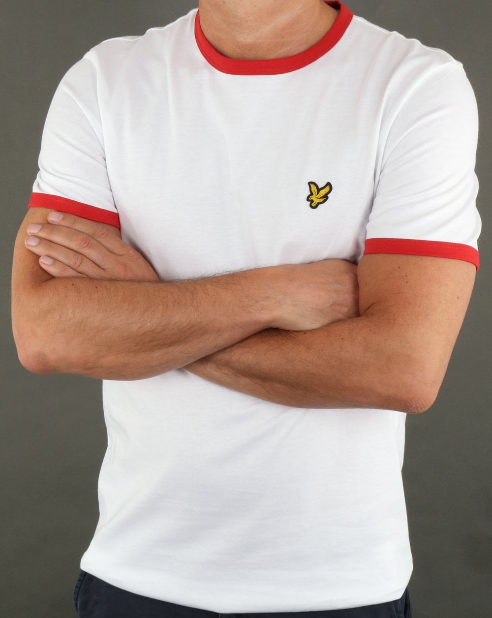 Lyle And Scott Country Ringer T-Shirt Weiß