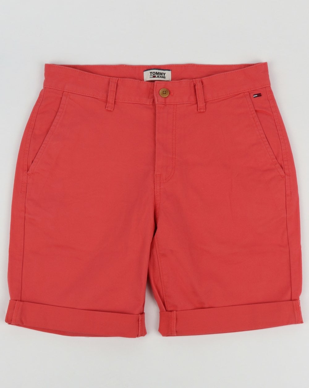 Tommy Hilfiger Shorts aus Baumwolltwill Rosa
