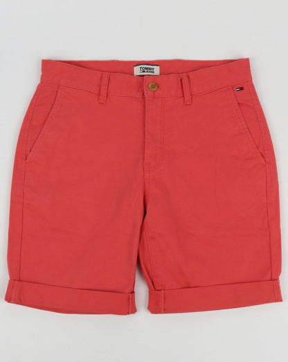 Tommy Hilfiger Shorts aus Baumwolltwill Rosa