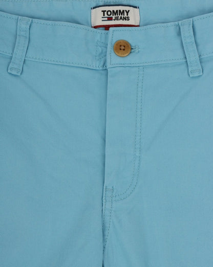 Tommy Hilfiger Shorts aus Baumwolltwill Hellblau