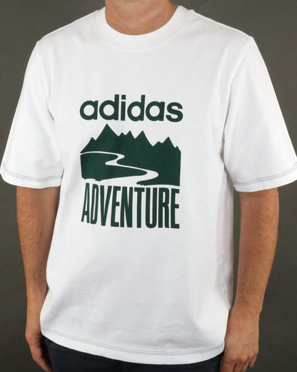 Adidas Originals Adventure T-Shirt Weiß