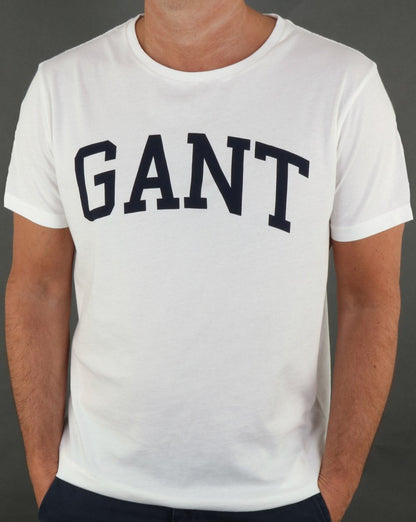 Gant Graphic T-Shirt Weiß