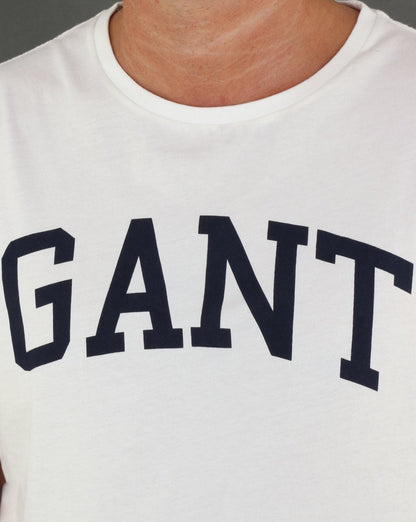 Gant Graphic T-Shirt Weiß