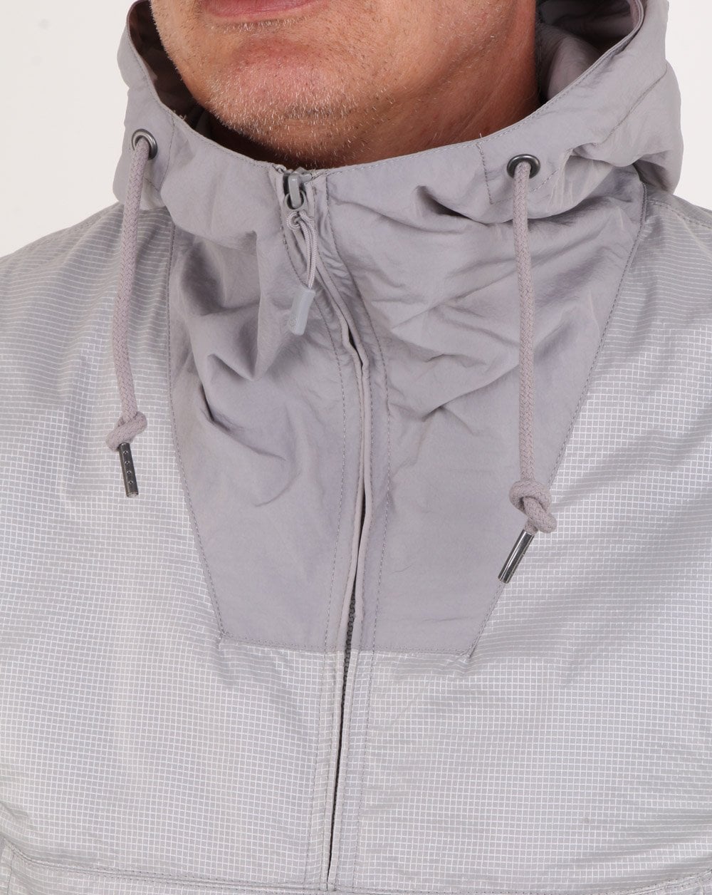 Pretty Green Kapuzenjacke zum Überziehen Grau