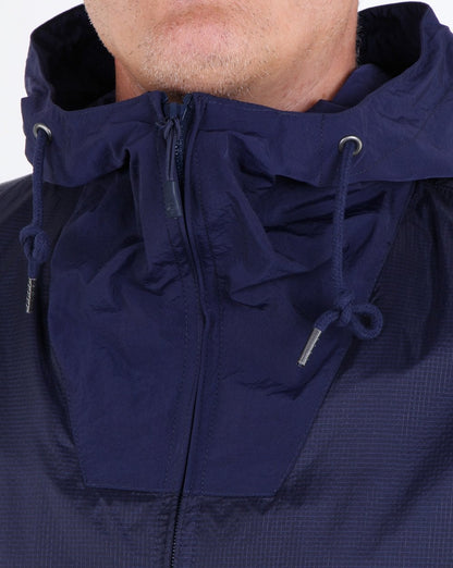 Pretty Green – Überziehjacke mit Kapuze, Marineblau